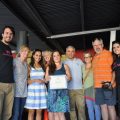 Members of the Awesome SA board and trustees pose for a photo after presenting Sarah Brooke Lyons and her 1005 Faces project with a $1,000 grant. Photo by Iris Dimmick.