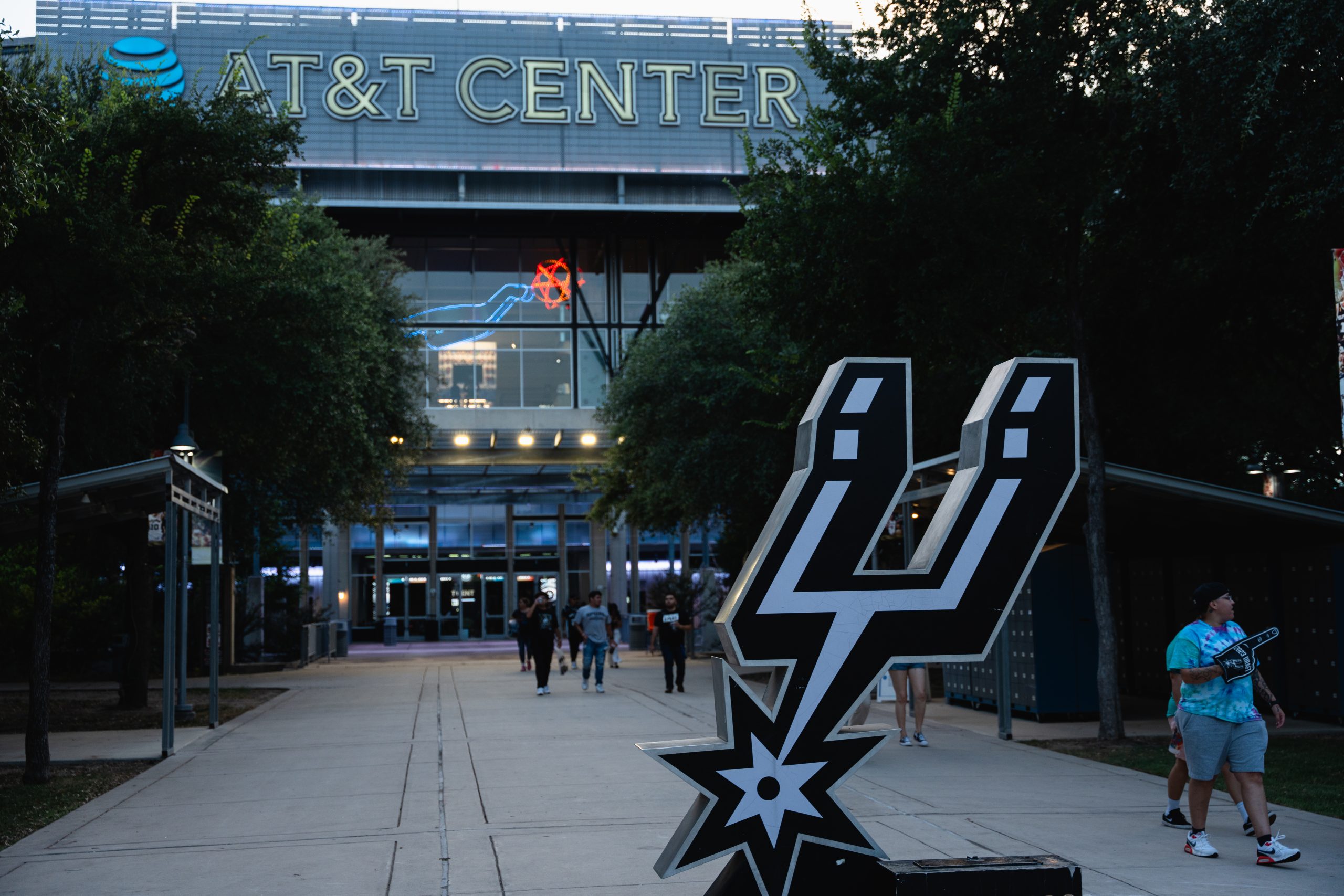San Antonio Spurs welcome back fans inside the AT&T Center
