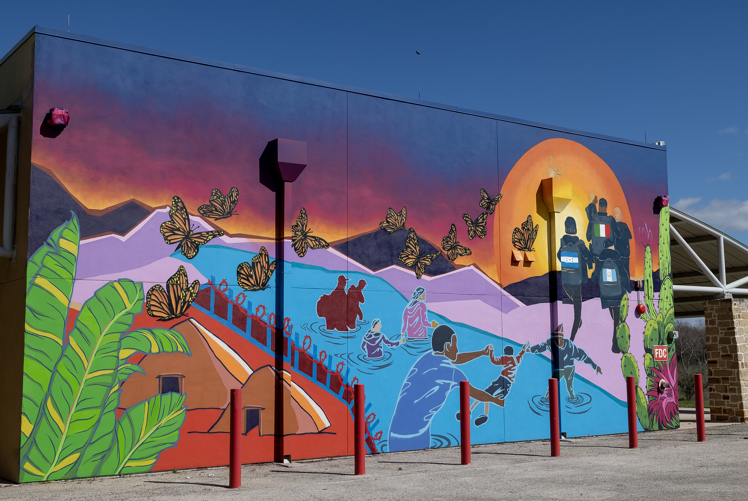 Mission County Park mural honors migrants from tractor-trailer tragedy