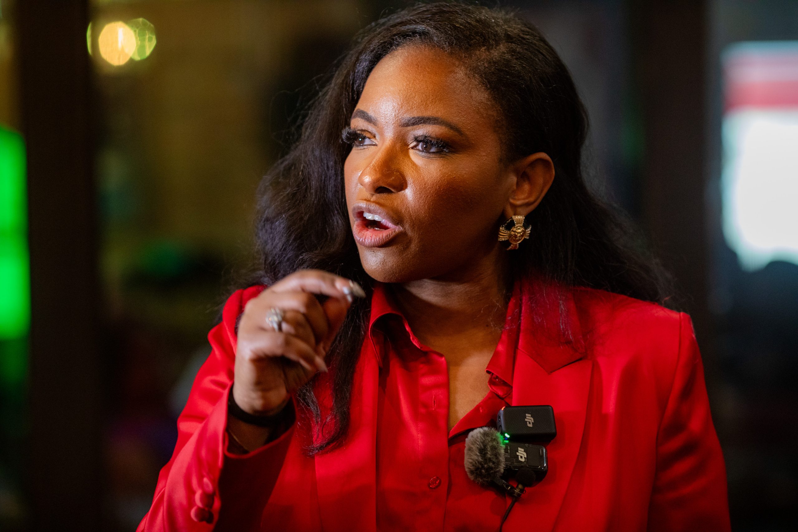 On 10-stop San Antonio campaign swing, Jasmine Crockett flexes star power